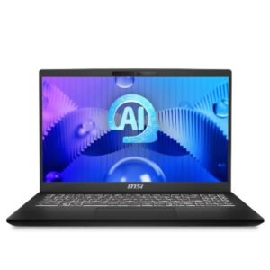 MSI Modern 15 H AI C1MG-026ES, 15,6 pouces Full HD, Intel® Core™ Ultra 7-155H, 16 Go RAM, 512 Go SSD