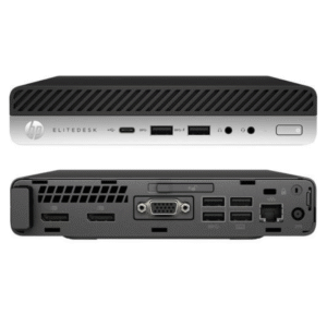 PC HP EliteDesk 800 G3 Intel Core i5 16 Go RAM 256 Go SSD Noir et Gris